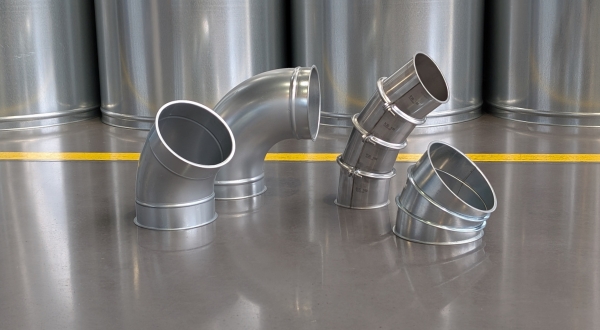 Comparison between pressed bends and segmented bends manufactured by ROS DUCTING